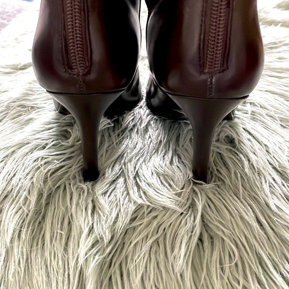 Aldo Brown Leather Boots Size 8 - Picture 3 of 4